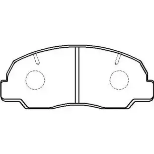 Тормозные колодки, дисковые, комплект HSB HP8250 O0FAZC 4415301 GRF3 U41