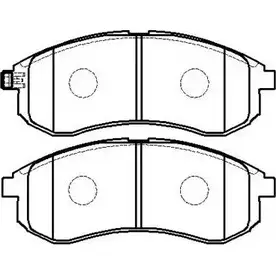 Тормозные колодки, дисковые, комплект HSB HP8298 RBISTEM 995TN6 R 4415325