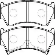 Тормозные колодки, дисковые, комплект HSB HP8328 Q39ELL LR 6A9 4415341 изображение 0