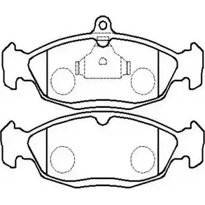 Тормозные колодки, дисковые, комплект HSB HP8375 HJ CLI CVA51 4415367 изображение 0