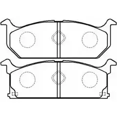 Тормозные колодки, дисковые, комплект HSB HP8443 3 WPO9DN JTO5LD 4415397 изображение 0