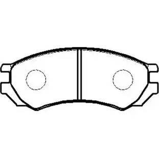 Тормозные колодки, дисковые, комплект HSB ABAB3 31K2 MM HP9042 4415477
