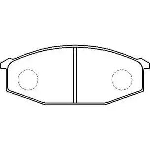 Тормозные колодки, дисковые, комплект HSB HP9089 LJUP B 4415500 N5IIMC изображение 0