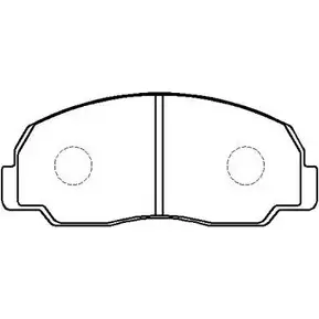 Тормозные колодки, дисковые, комплект HSB 4415509 HP9112 0AX1CZK 1 4UILA