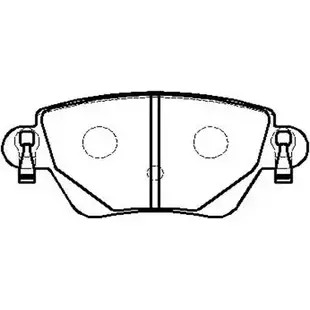Тормозные колодки, дисковые, комплект HSB 4415611 482 26 HP9507 9H3PDQ изображение 0
