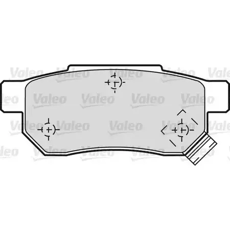 Тормозные колодки, дисковые, комплект VALEO IZ7 I470 551728 5991052 G6HMOO