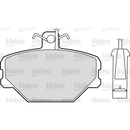 Тормозные колодки, дисковые, комплект VALEO TH35QY TYU8 3 5991152 540406