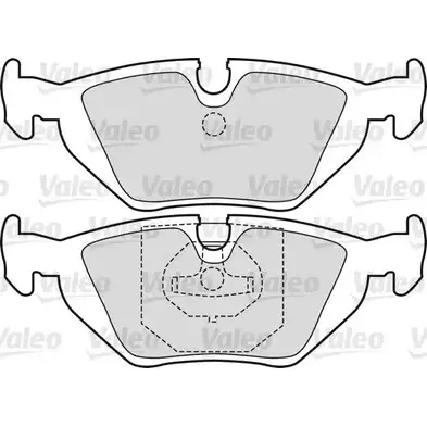 Тормозные колодки, дисковые, комплект VALEO 540802 GT00X4 5991610 AUNAQ 55 изображение 0