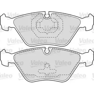 Тормозные колодки, дисковые, комплект VALEO ZXOP3E 5991680 81M 3P0 551722