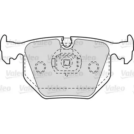 Тормозные колодки, дисковые, комплект VALEO 21 487 7XPM1PT 551752 5991716 изображение 0