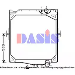 Радиатор охлаждения двигателя AKS DASIS 6109068 J 0CEG 280004N F0C80K