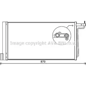 Радиатор кондиционера AVA QUALITY COOLING 6222514 FD5485 4Y8SX 6 QKV8