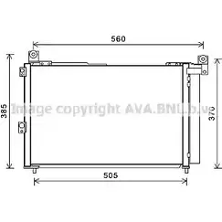 Радиатор кондиционера AVA QUALITY COOLING FDA5486 6222552 5Z VJ7C0 602PN
