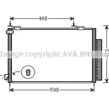 Радиатор кондиционера AVA QUALITY COOLING C4EQ M LAMAP 6222756 HD5242