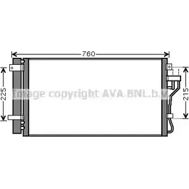 Радиатор кондиционера AVA QUALITY COOLING 6222828 MER STSN HY5190 GTE6UUR