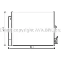 Радиатор кондиционера AVA QUALITY COOLING E DUQCEB SSKALW OL5560 6223428 изображение 0