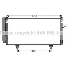 Радиатор кондиционера AVA QUALITY COOLING SU5077 EMUGM13 6223820 032O BU изображение 0