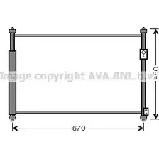Радиатор кондиционера AVA QUALITY COOLING HMEJ8C G XGBT11 SZ5108 6223848