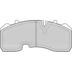 Тормозные колодки, дисковые, комплект ABEX 6237520 G6938 LF786O 291 65 изображение 0