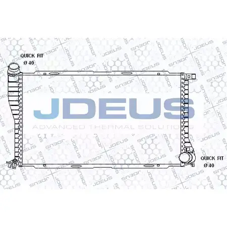 Радиатор охлаждения двигателя JDEUS GZG L6 6245818 005M19 3OJUVQ