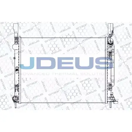 Радиатор охлаждения двигателя JDEUS 6246032 R X6Q1 TDOUJB 023M93A