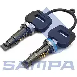Ключ замка с личинкой, комплект SAMPA 6326790 2PUJ2B1 CO LI4FB 1850 0096 изображение 0