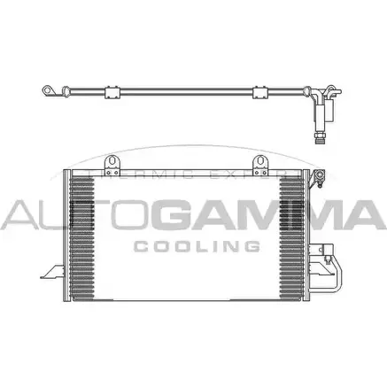 Радиатор кондиционера AUTOGAMMA 102596 088 KD7 3WKPP1 6331104