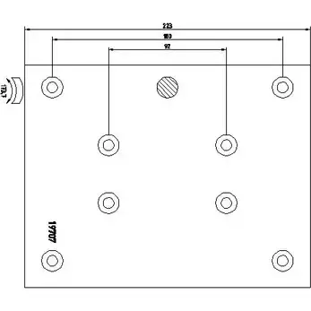 Барабанные тормозные колодки DON WM0J S MB/76/2 9317488 изображение 0