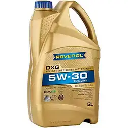 Моторное масло синтетическое DXG SAE 5W-30, 5 л RAVENOL GL6O G 111112400501999 9991026 4014835732353