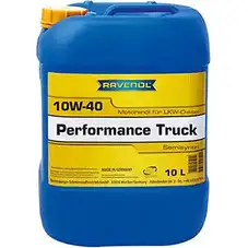 Моторное масло полусинтетическое Performance Truck SAE 10W-40, 10 л RAVENOL 4014835737549 112210601001999 KGDYU Q 9994170 изображение 0