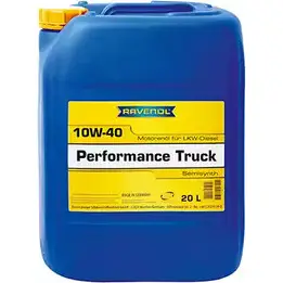 Моторное масло полусинтетическое Performance Truck SAE 10W-40, 20 л RAVENOL XPX OAH 9994172 112210602001999 4014835737525 изображение 0
