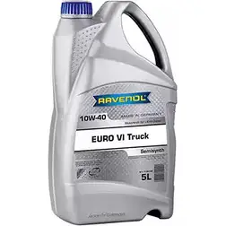 Моторное масло, полусинтетическое EURO VI Truck SAE 10W-40, 5 л RAVENOL 9994532 112210800501999 4014835771352 R8I 06RG изображение 0