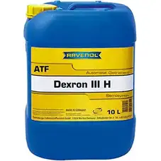 Трансмиссионное масло в акпп полусинтетическое 121210001001999 RAVENOL ATF Dexron 3 H, ATF Dexron 3, 10 л RAVENOL 4014835732841 121210001001999 10000118 9ZVW D изображение 0