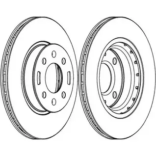 Тормозной диск Ferodo 21246476 DDF1840-1 DDF1840-1 DDF18 40 изображение 0