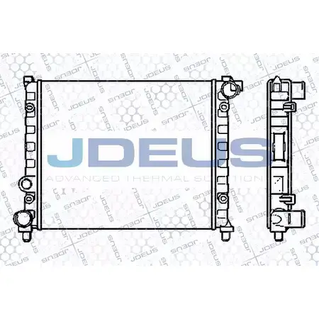Радиатор охлаждения двигателя JDEUS SHUQ27 21325158 025V01 SN TNUWW