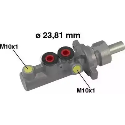 Главный тормозной цилиндр Bosch FAVH88J EB101 1 57571056 F 026 A05 839