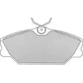 Тормозные колодки дисковые, комплект AISIN Z HDNE ASN-2268 60589310 5411450664639
