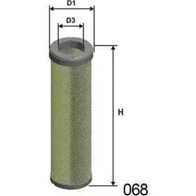 Воздушный фильтр MISFAT 55AG9E RM809 XPTY7E N 88575601