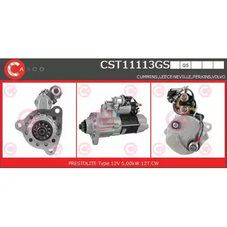 Стартер CASCO KQ8W I 127049581 EN6LO CST11113GS изображение 0
