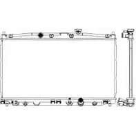 Радиатор охлаждения двигателя SAKURA AUTOMOTIVE 8F PBZ 3211-8527 0073211852701 152730019
