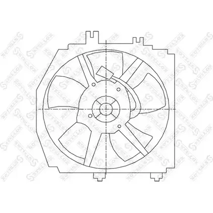 Вентилятор радиатора двигателя STELLOX 152762859 G ARTM2Q 29-99448-SX SN1KT изображение 0