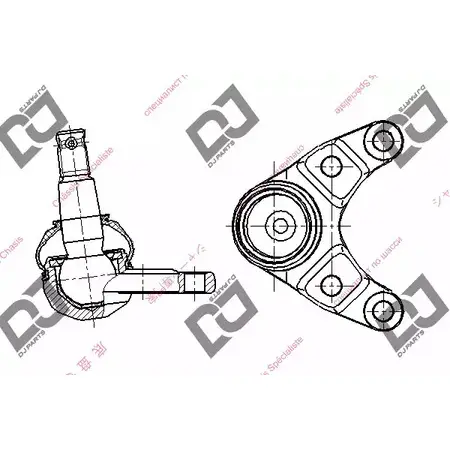 Шаровая опора DJ PARTS 71QHN6G DB1320 194100073 VG AOGL изображение 0