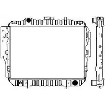 Радиатор охлаждения двигателя SAKURA AUTOMOTIVE 1131-0202 325321784 0071131020201 Y7 FCQ