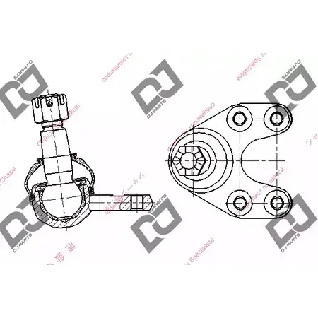 Шаровая опора DJ PARTS DB1300 640749078 Q AOGB LU48I изображение 0