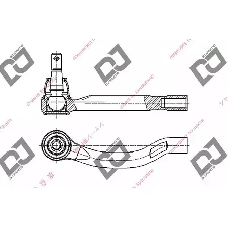 Рулевой наконечник DJ PARTS 564EOW F DE1413 752778928 YVPAXBU