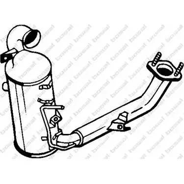 Сажевый фильтр ОГ BOSAL 1191808533 49MXC2 0 095-037 TQRH3A изображение 0