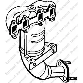 Катализатор BOSAL 098-248 RFR0G0 1191809033 00JD 2