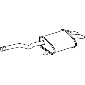 Задний глушитель KLARIUS 2 31065 AU446E 1192288960 DDQR8E1 изображение 0