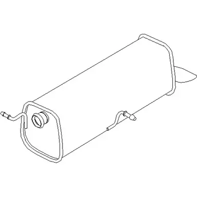 Задний глушитель KLARIUS DBI2Q7S 1192294244 2109 69 PG840L изображение 0
