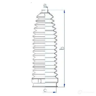 Пыльник рулевой рейки SPIDAN GQT2N LG 8925 84256 4019064336914 изображение 0